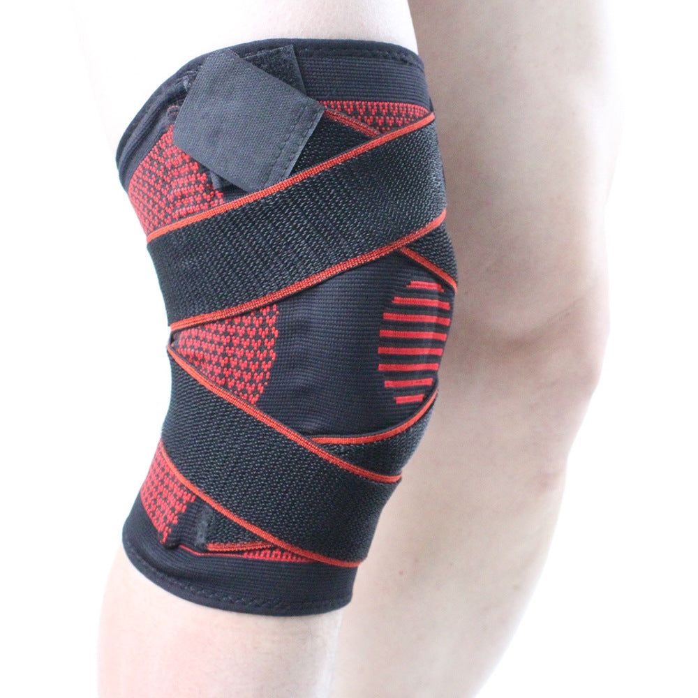 Non-slip silicone sports knee strap