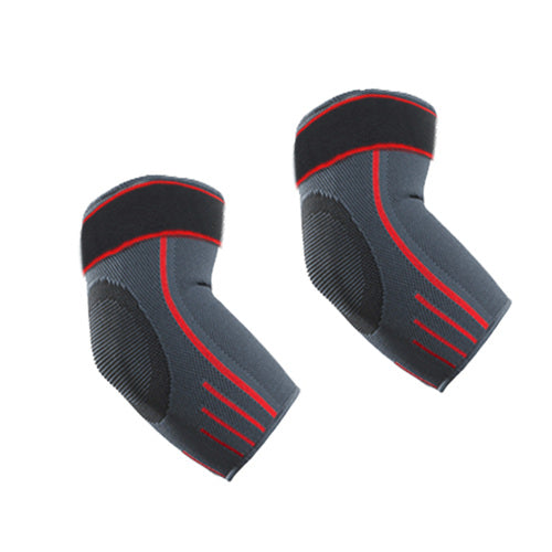 Adjustable Compression Elbow Pad With Straps