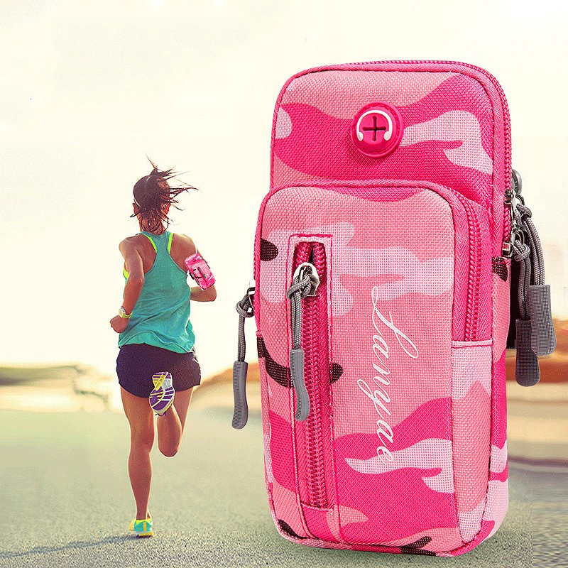 Running phone waist bag arm wrist bag